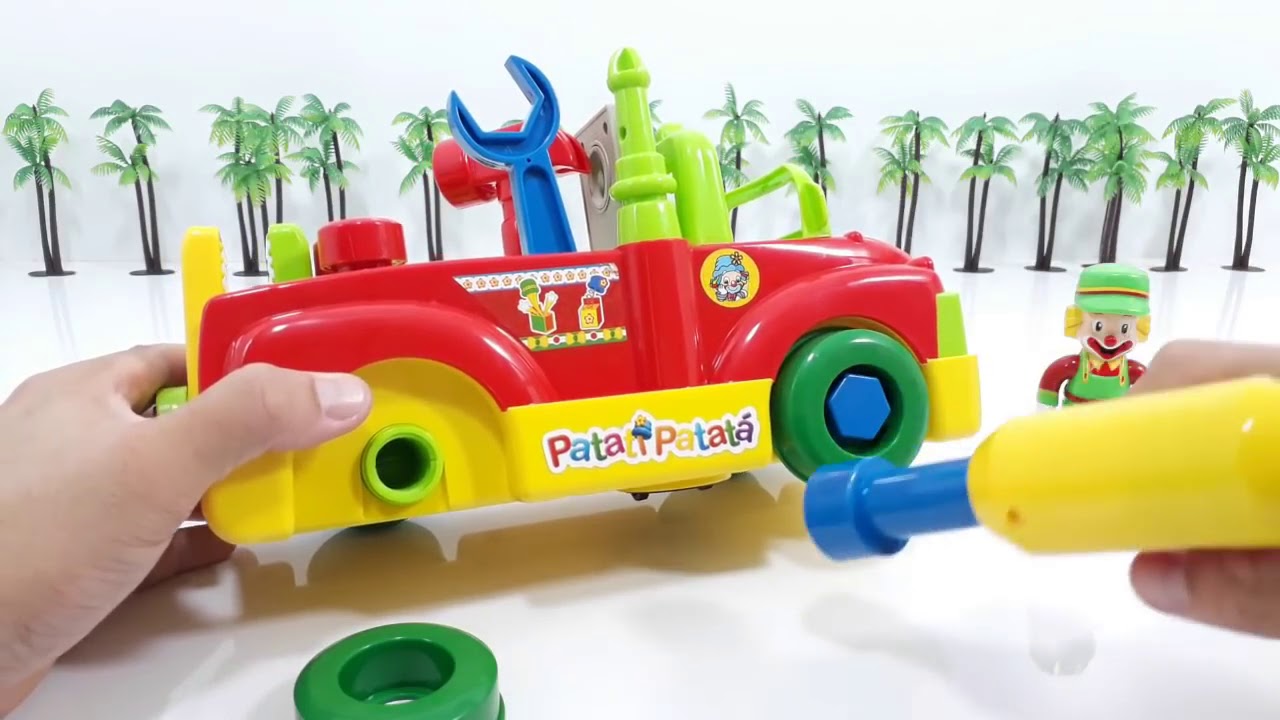 CARRO DO PATATI PATATA FERRAMENTAS DE BRINQUEDO VIDEOS DE BRINQUEDOS #2