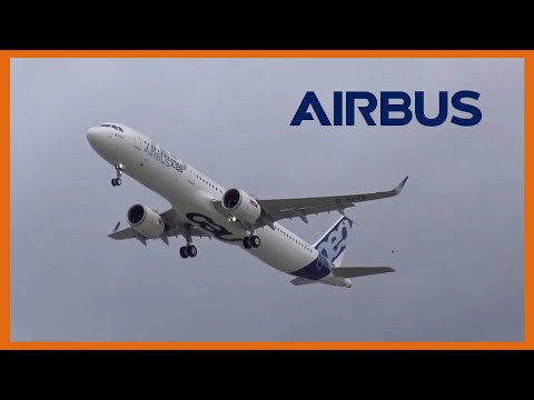 First Airbus A321NEO Takeoff for Maiden Flight