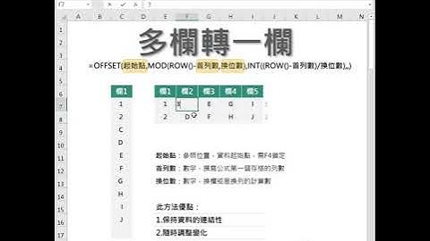 多欄轉一欄   第三彈