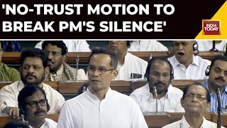 Gaurav Gogoi Initiates Noconfidence Motion In Lok Sabha, Questions PM Modi’s Silence On Manipur