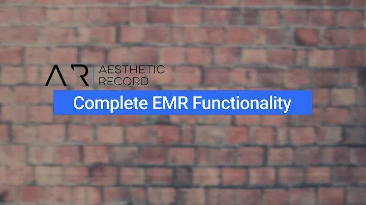 Discover Aesthetic Record's Complete EMR Functionality