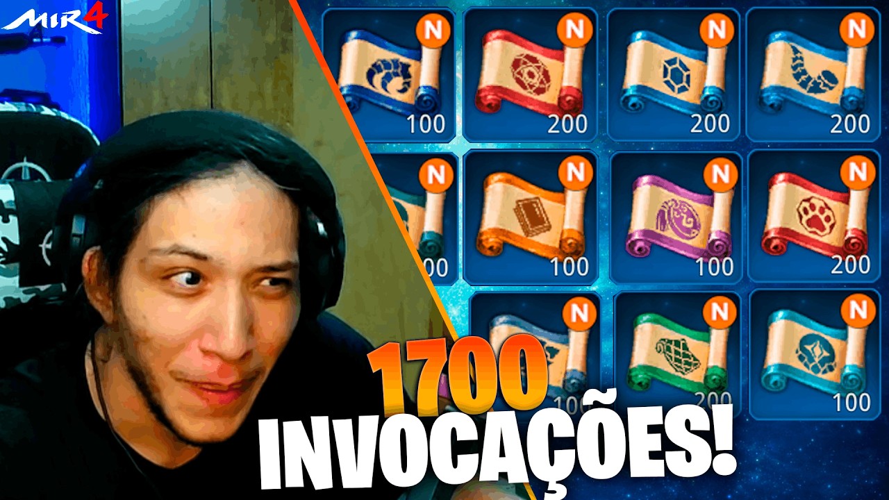 EU NÃO ESPERAVA ISSO DE 1700 INVOCACÕES… mir4 global
