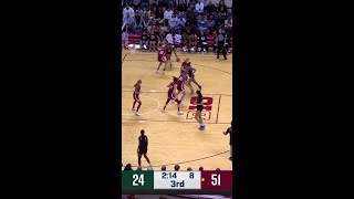 Lexus Bargesser Rips It Away Converts On The Breakaway Vs. Stetson Indiana Womens Basketball