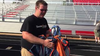 How to set up EZ up tent, canopy with one person.
