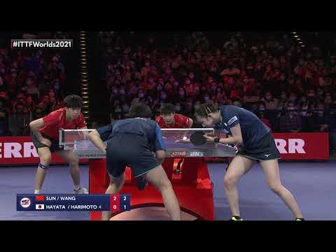 Wang C./Sun Y. vs Harimoto T./Hayata H. | 2021 World Table Tennis Championships Finals | XD | F