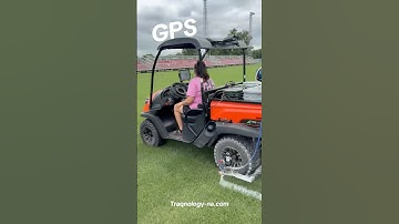 Training on Traqnology GPS to layout and paint the local high school game field.