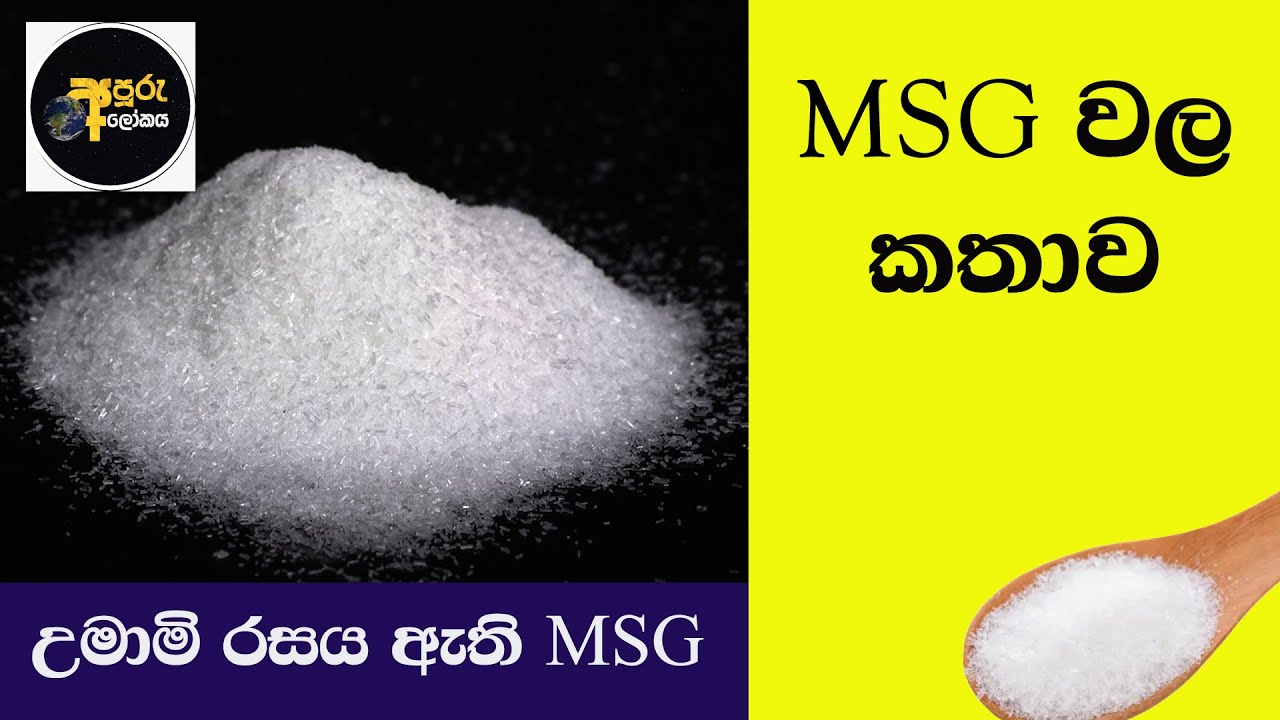 MSG වල කතාව | MSG | අජිනමොටෝ | Apuru Lokaya - YouTube