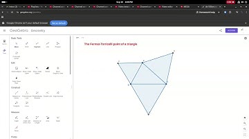 The Fermat Torricelli point of a triangle