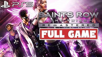 SAINTS ROW THE THIRD REMASTERED PS5 Gameplay Walkthrough FULL GAME - No Commentary