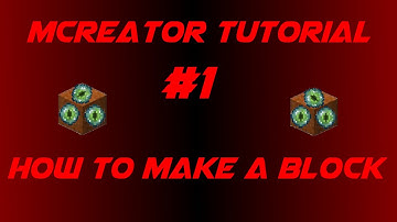 MCreator Tutorial #1 (1.5.7) [1.8] How To Make A Block!