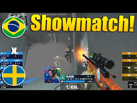 LEGENDS SHOWMATCH! - Team Brazil vs Team Sweden - HIGHLIGHTS - IEM Rio  Major 2022 l CSGO 