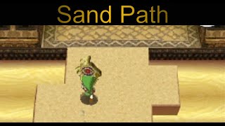 Sand Path - The Legend of Zelda: Spirit Tracks Ep. 37
Links Journal:
Day 36 (Part 2)
We still havent found the Bow of Light, but the Sand Wand has been really helpful. Ive been able to reach places that I couldnt before. I can even move giant blocks and boulders around with the Sand Wand!
Eventually, we found ourselves in an empty room. Zelda noticed something sparkle in the sand. I brushed a little of the sand aside and noticed something poking out. I used the Sand Wand to bring it out and it was the key to the massive door nearby!
This has to lead directly to the Bow of Light. If theres a giant monster on the other side, I hope were able to get rid of it quickly. Sand Path - The Legend of Zelda: Spirit Tracks Ep. 37