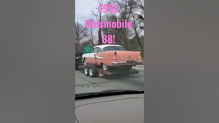 1955 OLDSMOBILE 88 GOING DOWN LONG ISLAND EXPRESSWAY TO A NEW HOME!