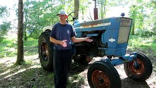 Ford 5000 Diesel Tractor: Fuel shut off & filter replacement