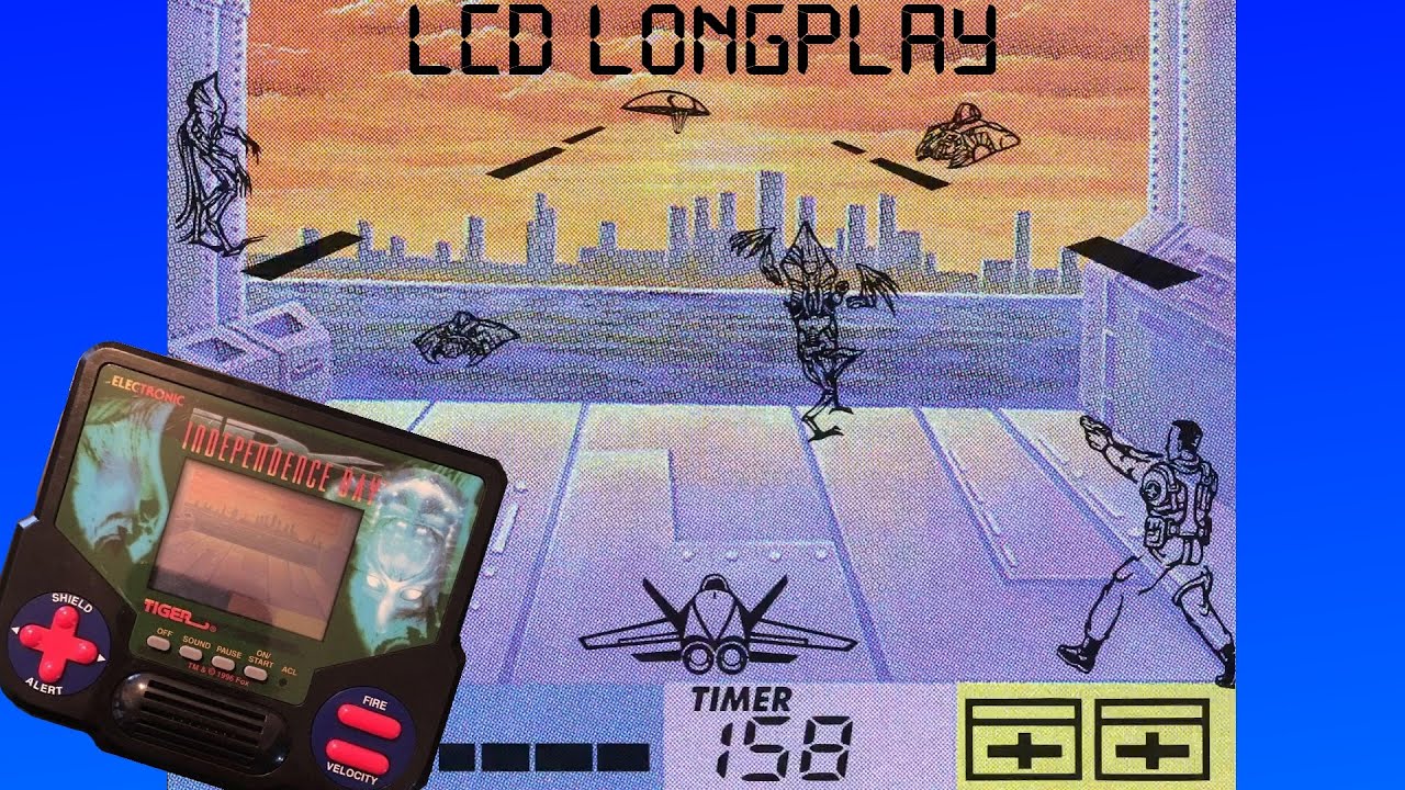 LCD Longplay - Independence Day (Tiger Electronics 1996) - YouTube