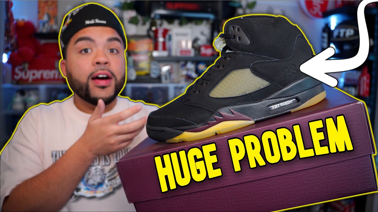 THESE WILL SELLOUT.. Jordan 5 A Ma Maniere FIRST LOOK! - YouTube