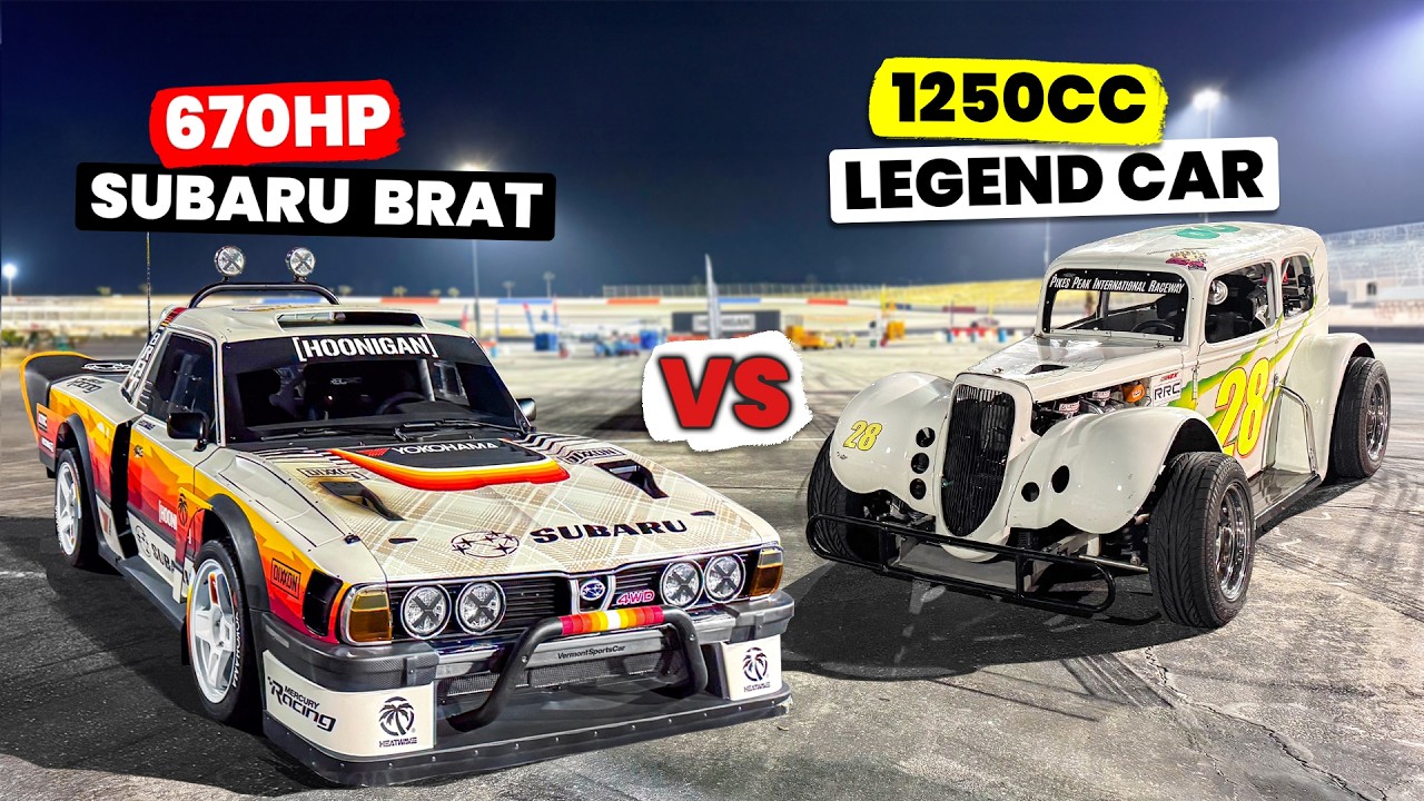 Гимхана: Subaru Brataroo 9500 Turbo против 1250cc Legend Car Ripper