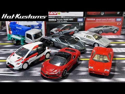 NEW Tomica Ferrari SF90 Stradale, Premium WRC Yaris, Countach And More!