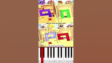 Complete Edition - The Amazing Digital Circus maze (@CrazyToons-Animated) - Octave Piano Tutorial
