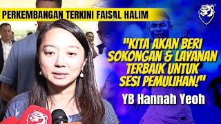 'Saya tunjukkan tanda hati dari luar bilik, Faisal Halim balas dengan senyuman!'