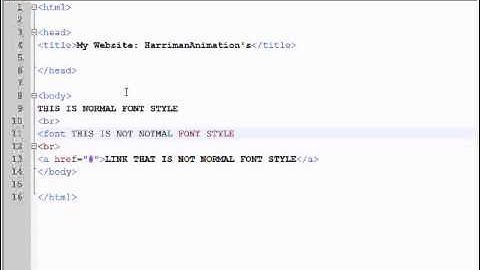 How To Make A Website: How To Change Font Face, Style, or Family