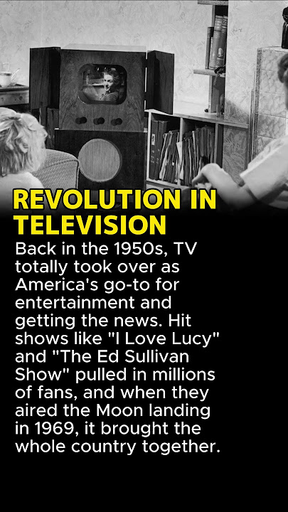 The 1950s TV revolution that brought the Moon landing into every American home.