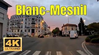 Downtown Le Blanc-Mesnil - Driving- French region