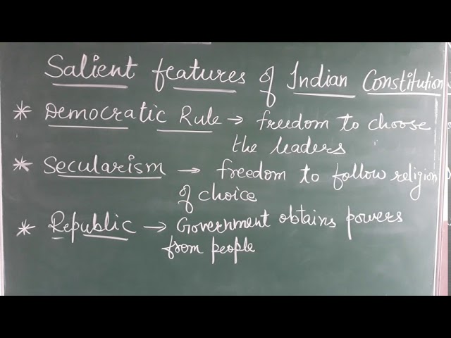 STD : VIII  Chapter :  III   Indian Constitution