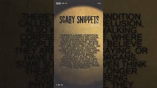 An eerie and tragic mental disorder.. #scaryfacts #macabremoments #nightmarenarratives