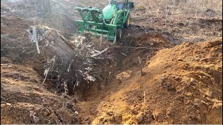 Clearing Land Using the 260B Backhoe Part 3 v3