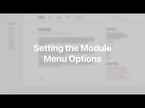 Setting the Module Menu Options | YOOtheme Documentation (Joomla)