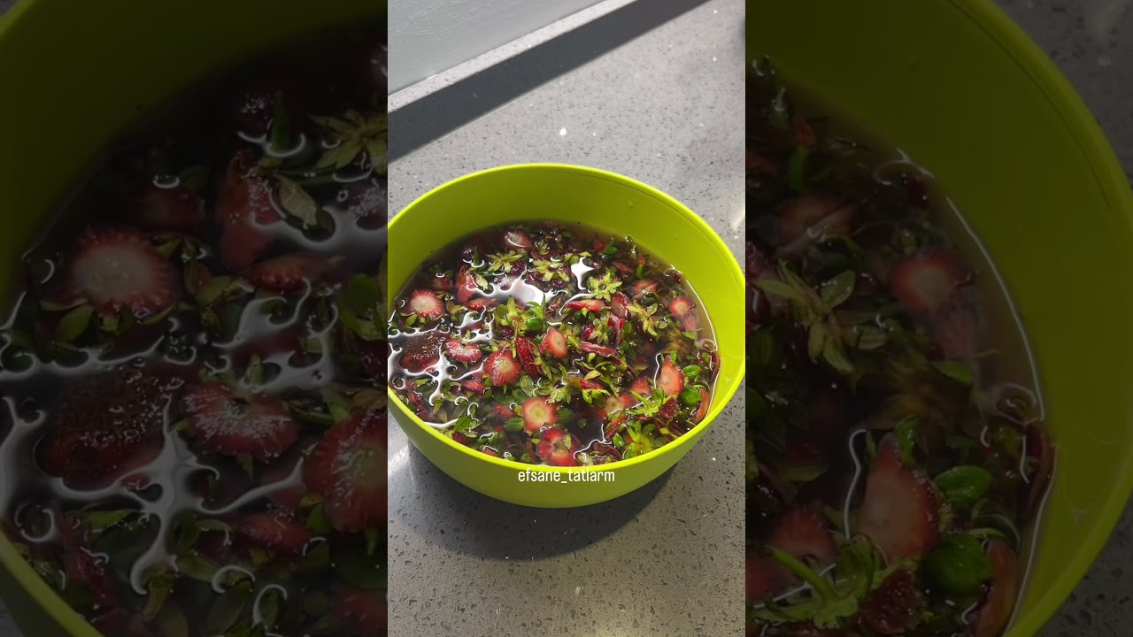 🍓 Çileğin Saplarını Asla Çöpe Atmayın! | 6 Kg Çilekten Reçel ve Çilek Sapı Sirkesi Tarifi 🍓 Çileğin Saplarını Asla Çöpe Atmayın! | 6 Kg Çilekten Reçel ve Çilek Sapı Sirkesi Tarifi