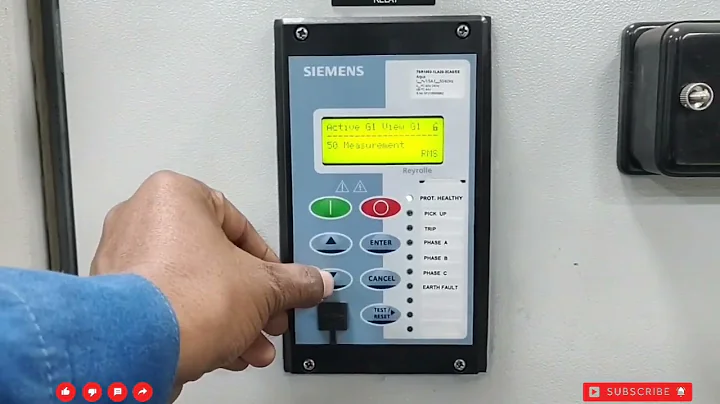 How to update relay setting in Siemens relay. Relay 7SR10