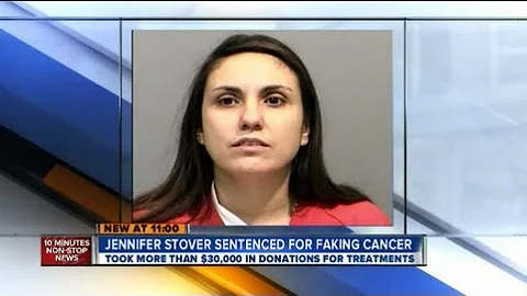 Jennifer Stover sentenced, took $30,000 faked cancer