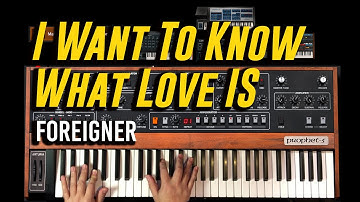 I Want To Know What Love Is Foreigner | Gig Performer Arturia V Collection X 80s Covers Set 4
