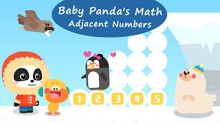 Baby Panda's World Of Math #38 - Learn About Adjacent Numbers with Kiki and Quacky! | BabyBus Games
