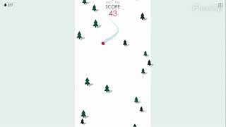 Playing winter dodge.