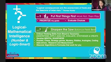 Logical- Mathematical Intelligence