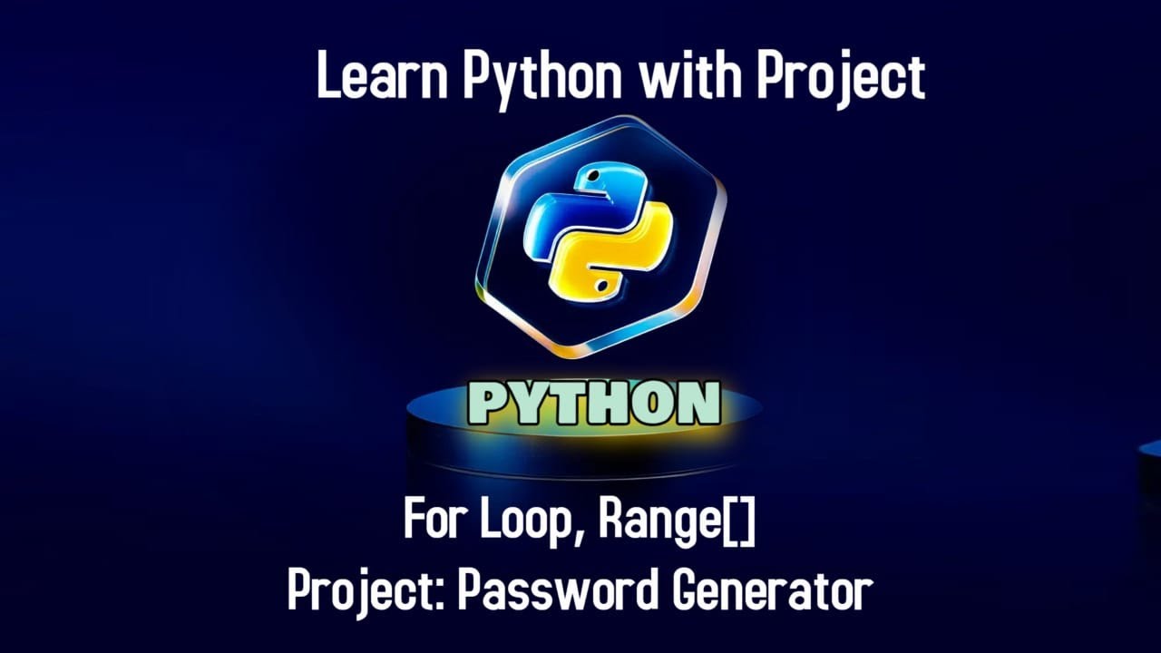 Learn Python with project 4: Password generator - YouTube