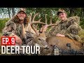 BEDDED BUCK at 20 YARDS! - PUBLIC LAND SPOT AND STALK Bowhunt | DEER TOUR E9