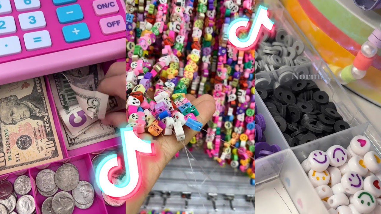 clay beads tiktok compilation! (+small business packing orders)🌷 