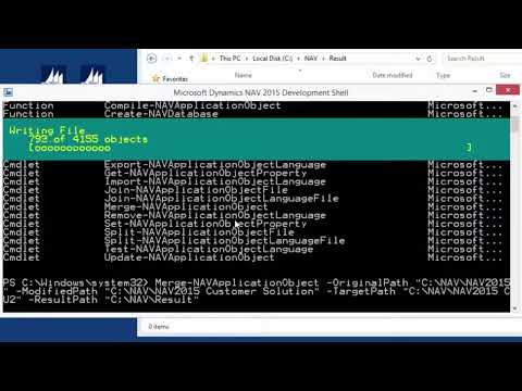Dynamics NAV 2015 - How Do I Compare and Merge Objects Using PowerShell