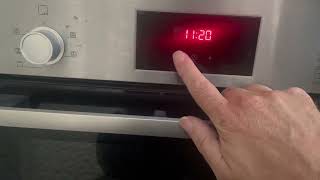 How To Reset Bosch Oven Touch Screen Clock Timer!