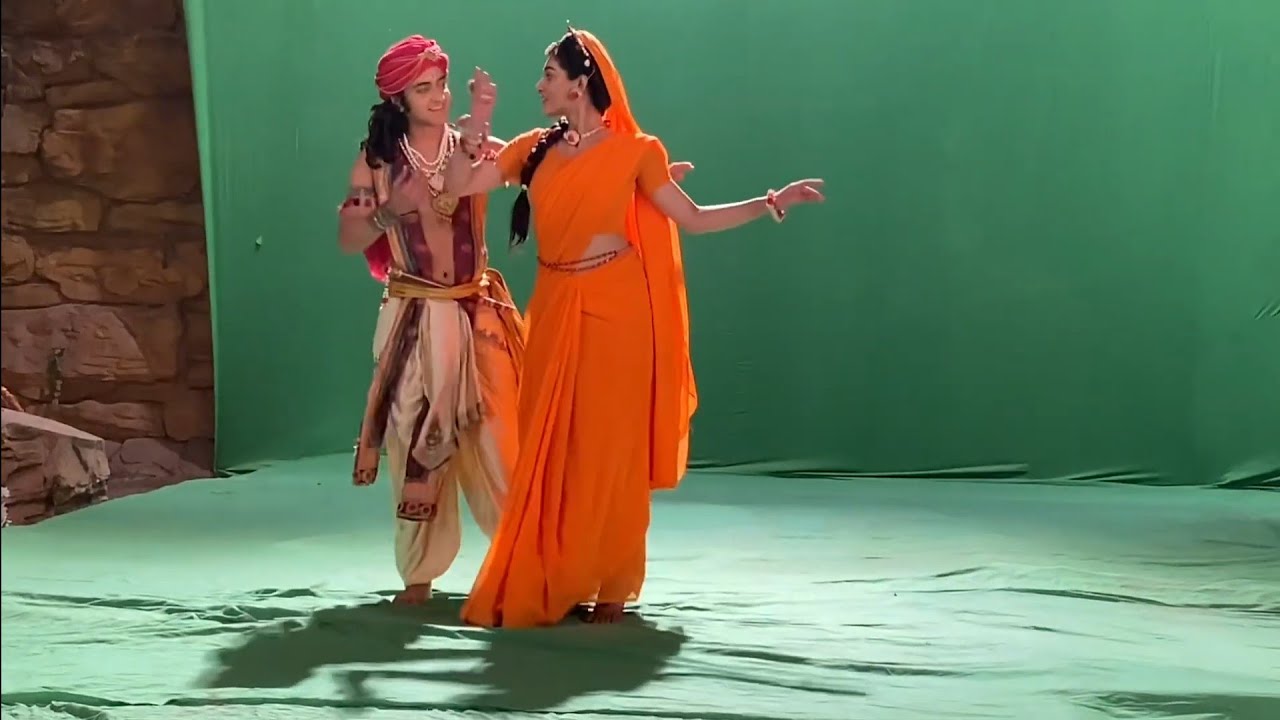 Radhakrishn off screen videos  raas  radha bina krishn nahi song radhakrish show