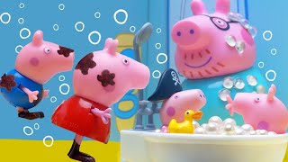 Peppa Pig's Surprise Wooden House | Peppa Pig Stop Motion | Peppa Pig Toys | Toys for Kids