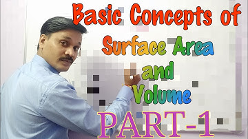 Basic concepts of Surface Area and Volume   PART 1