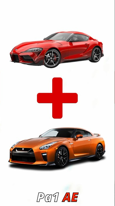 EPIC PARODY: I Mixed Toyota Supra And Nissan Gtr 🔥  #supra #gtr #nissangtr