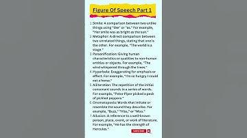 Figure Of Speech Example | Figure Of Speech Part 1