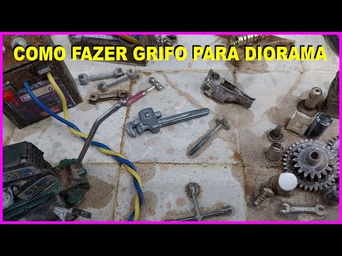 Como fazer grifo para Diorama