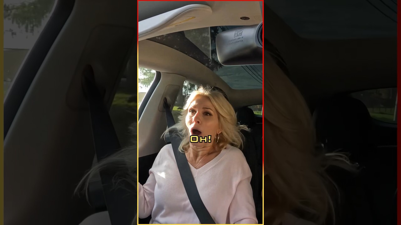 Mom Freaks Out During 1st Ride In Tesla